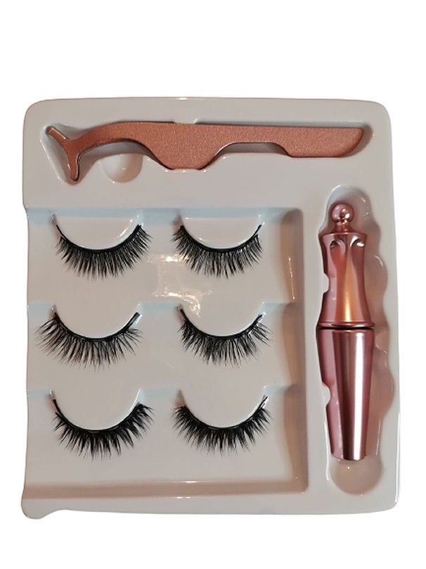 Beauti Blessings 3 Pair Eyelash Set including Applicator