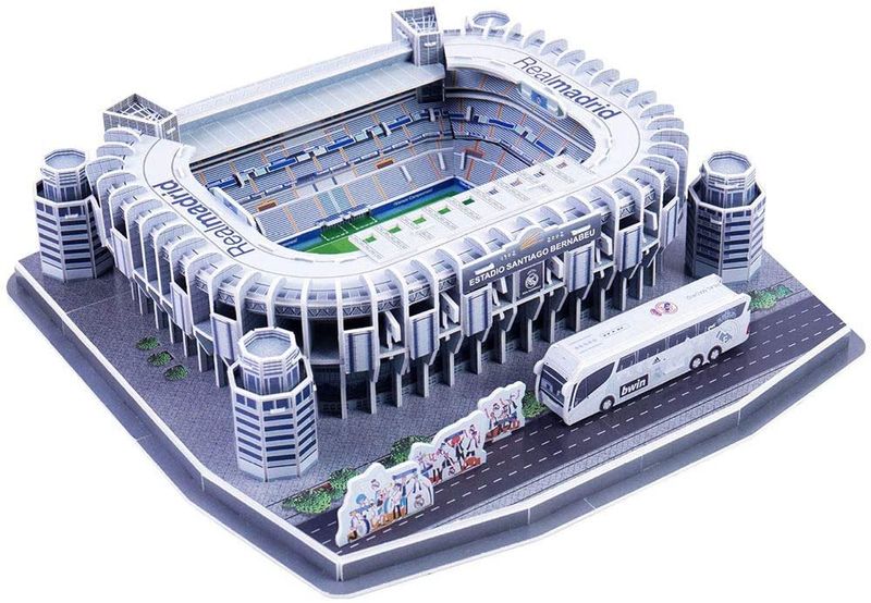 3D Puzzle of Santiago Bernabeu Stadium Home of Real Madrid FC