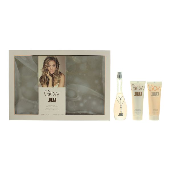 Jennifer Lopez Glow 3 Piece Gift Set EDT 50ml (Parallel Import)
