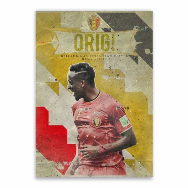 Divock Origi Belgium Poster - A1