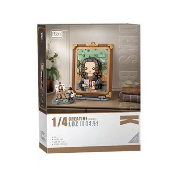 Loz World Cute Painting Mini Building Blocks - Mona Lzhai