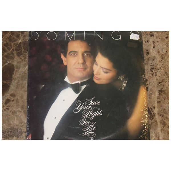 Placido Domingo - Save Your Nights For Me Vinyl LP Used