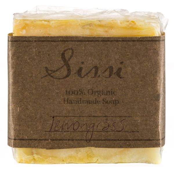 Sissi - Lemongrass Organic Soap Bar - For Fresh &amp; Healthy Skin