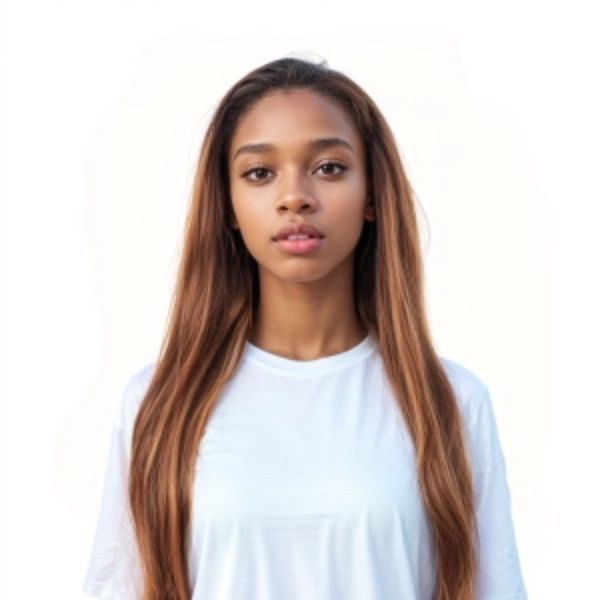 Rose Task 13x4 Lace Straight Ginger Highlight Human Hair Wig 22 Inches