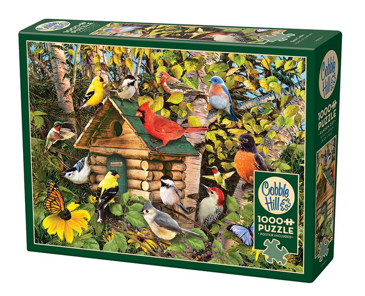 Cobble Hill Bird Cabin 1000 Piece Puzzle