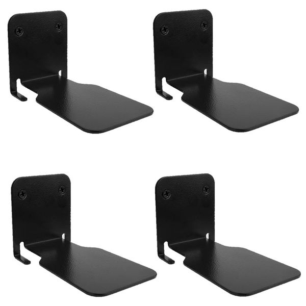 4 Pieces Invisible Floating Bookshelves, Metal Wall Mounted Book Shelves