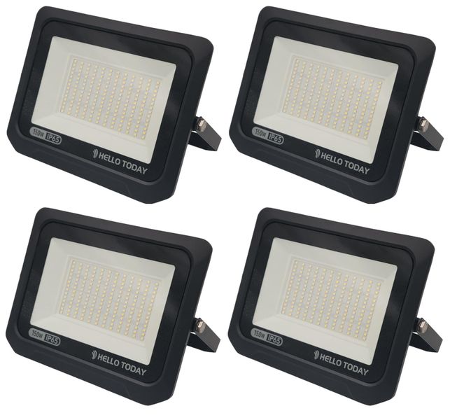 Hello Today LED Flood Light 150W - 4 Pack 12000lm