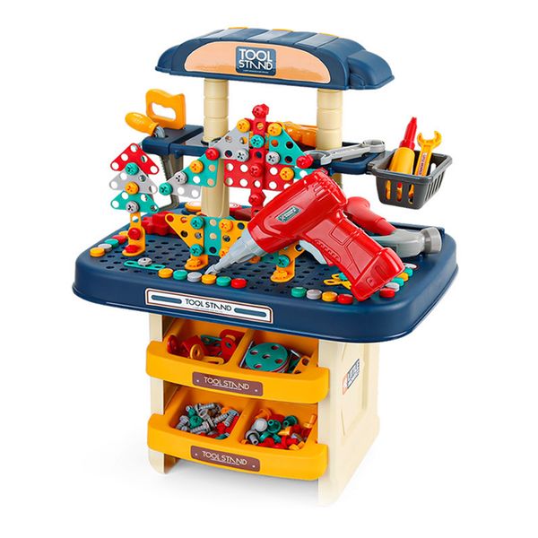 244-Piece Engineering Tool Playset Tool Bench with Electric Drill &amp; Take Apart