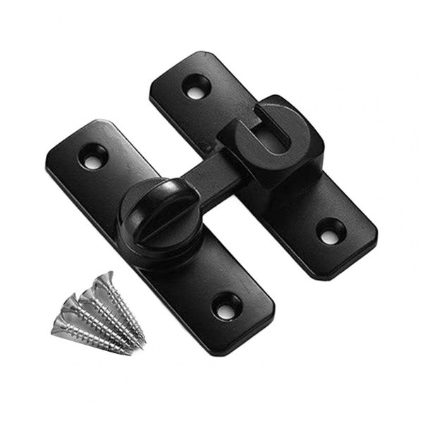 Multipurpose 90/180 degree sliding anti-theft door lock