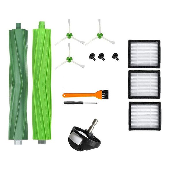 iRobot Roomba i7 MultiSurface Rubber Brushes +3 HEPA Filters Sweeping Brush