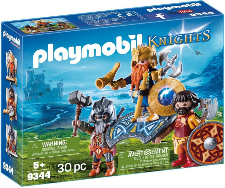 Playmobil Dwarf King with Guards