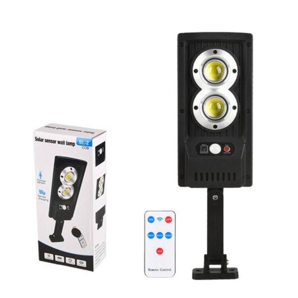 FA-SL-2COB Solar Powered Sensor Street Lamp Outdoor Waterproof Light