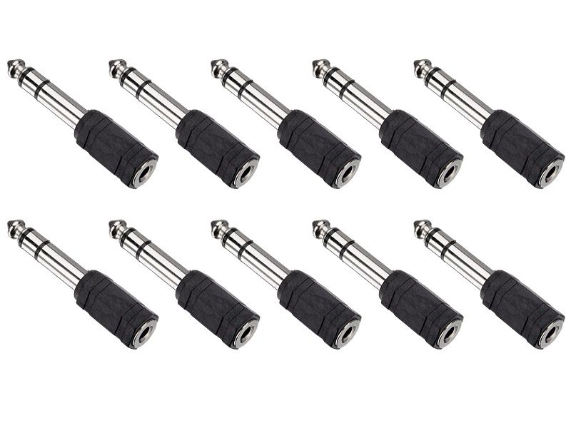ZaTech Precision Audio Adapter - Stereo 6.5mm Male to 3.5mm Female