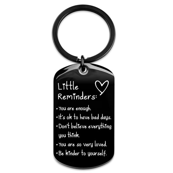 Little Reminders Keyring: Uplifting Affirmation Gifts for Women Men