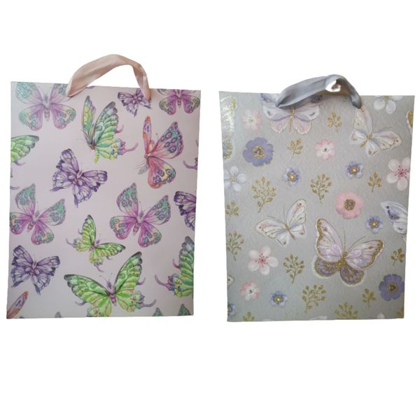 4x Beautiful Design Gift Bags - 32cm