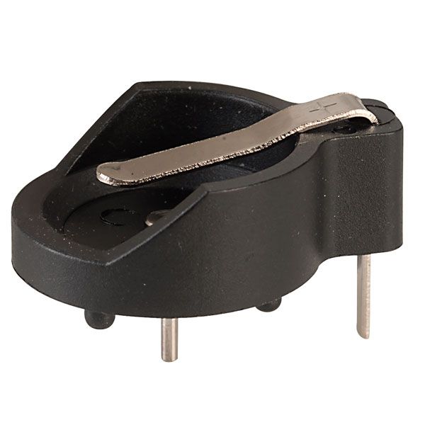 Keystone (501) Battery Holder, Coin Cell - 12mm x 2, Through Hole