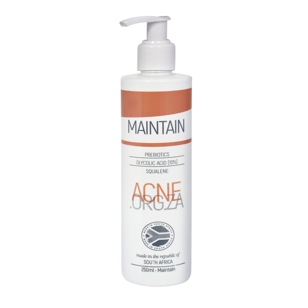 Acne.org.za - Maintain - AHA - Glycolic Acid 10% - Gentle daily exfoliator