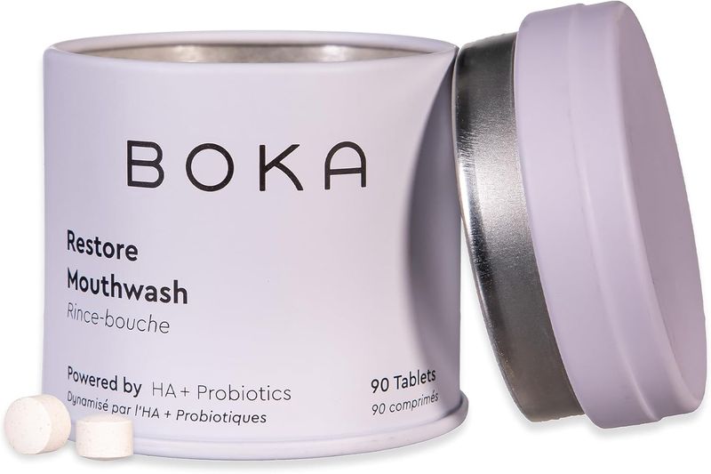 Boka Travel Size Mouthwash Tablets - Hydroxyapatite - Fluoride Free