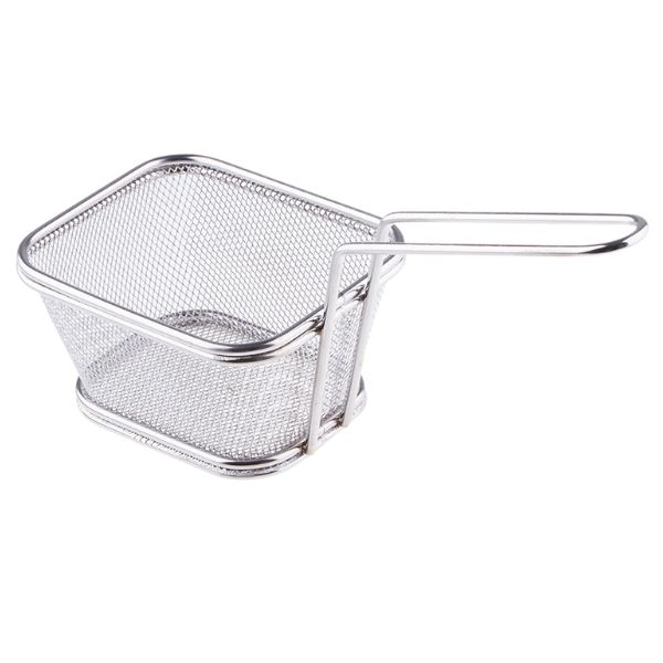 SourceDirect - Stainless Steel Frying Basket - Large (13 x 11 x 8cm)
