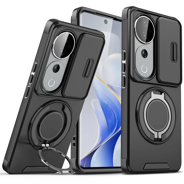 Magnetic Rotate Ring Holder Phone Case Compatible With Xiaomi Poco F8 Ultra