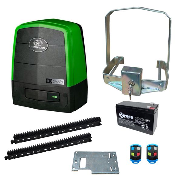 Centurion D3 Smart Gate Motor Kit + Anti-Theft Bracket