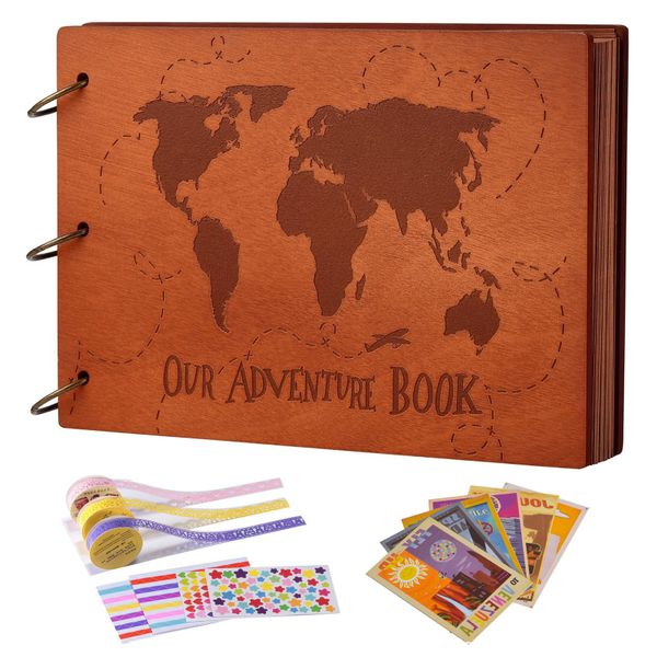 DIY Cutting Book Album Kraft Paper Retro Style - Brown