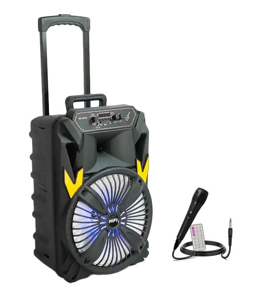 12Inch Portable Karaoke Speaker 20w high power with Microphone RX-1241A