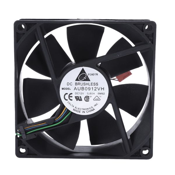 90x90x25Mm Dc 12V 0.60A 4-Pin Computer Cpu Cooling Fans