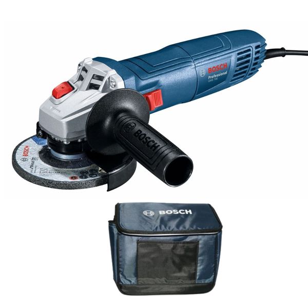 Bosch - Angle Grinder (GWS 700) and 12 Pack Cooler Bag (Blue)