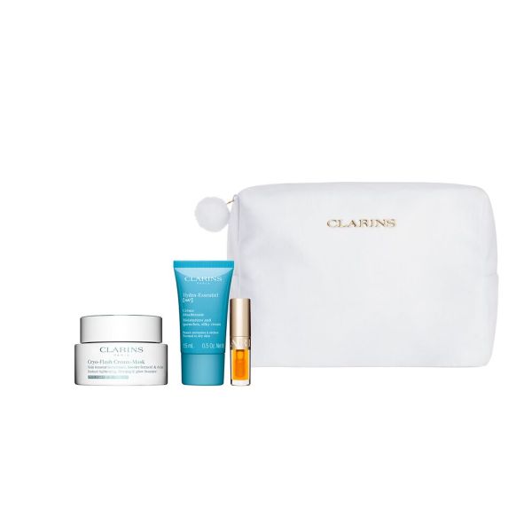 Clarins Cryo-Flash Cream-Mask Tightening, Firming &amp; Radiance Gift Set