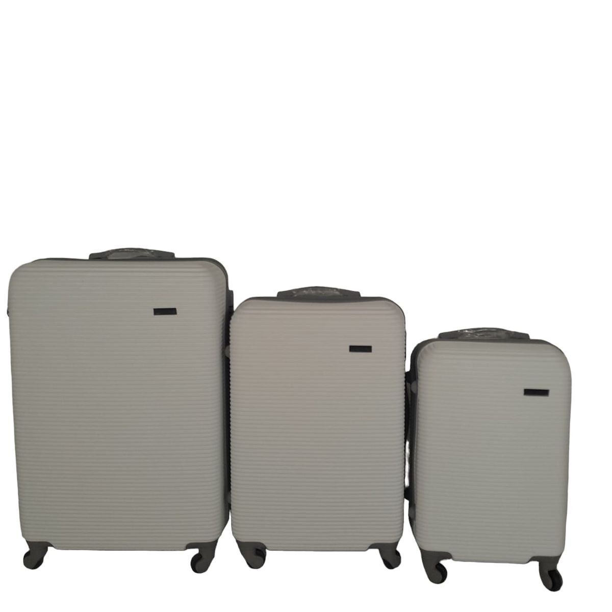 SMTE- Expert travel Ware- 3 Piece Luggage set- White