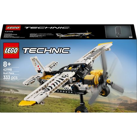 LEGO® Technic Bush Plane Aircraft Toy Vehicle Gift Set for Kids 42198 Image