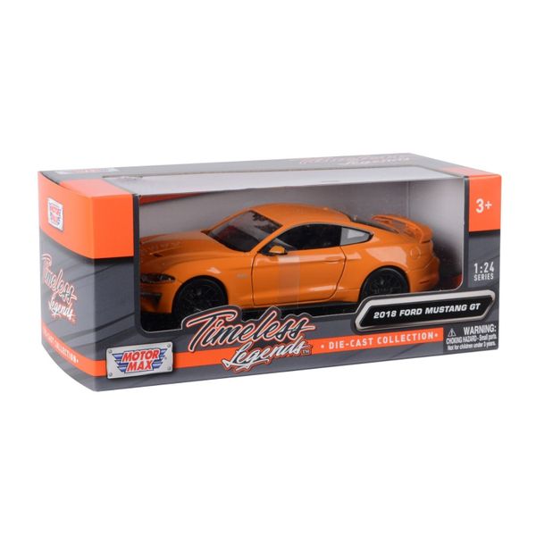 Motormax 1:24 Scale 2018 Ford Mustang GT Orange