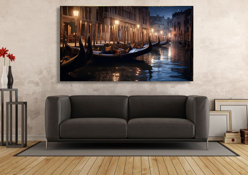 Canvas Wall Art - Venetian Serenade Abstract - IM0144
