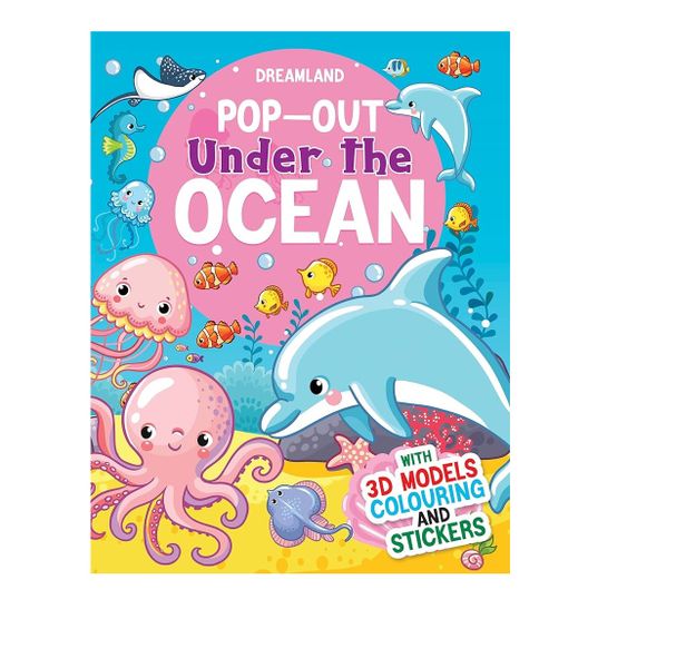 Pop-Out Activity Book with 3D Models, Stickers and Colouring Fun for Kids