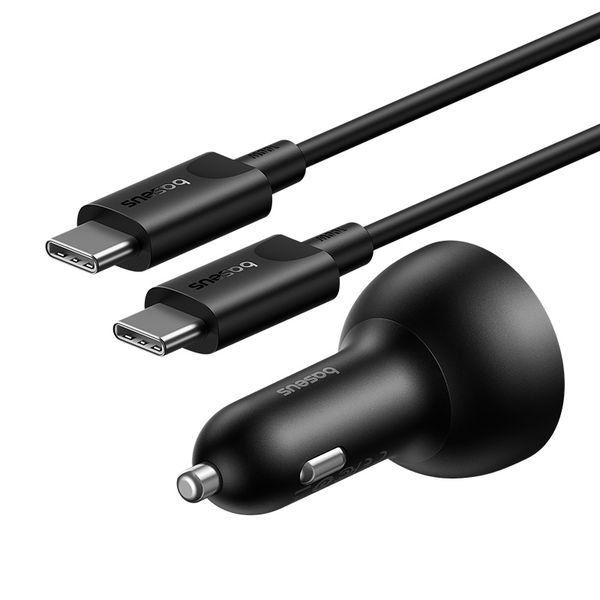 Baseus Multi-Port Fast Charge Car Charger 152.5W Set - Cluster Black