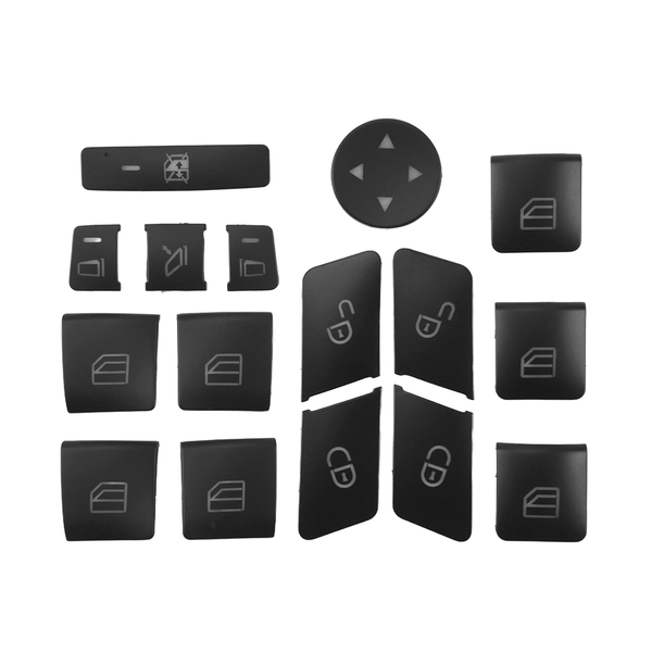 16Piece Car Door Seat Memory Lock Window Glass Lift Button Cover