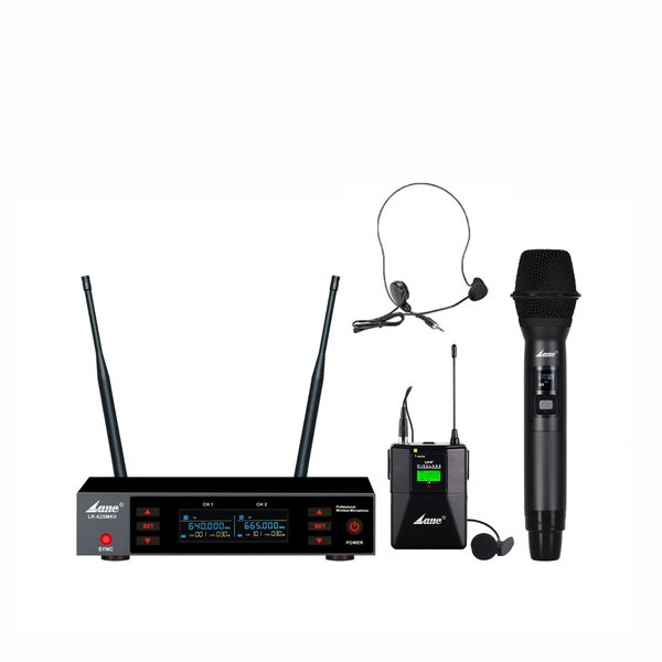 Lane LR-625MK2-1 Handheld + Headset / Lapel Wireless Microphone System