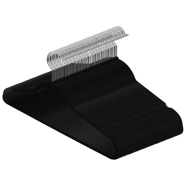 Velvet Ultra Thin Flocked Hanger - Pack of 20