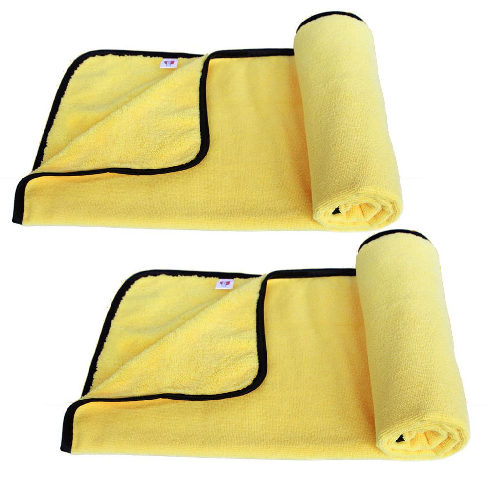 Kitchen Super Absorbent Car Wash Microfibre Towel 90*60cm 2 Set Shop Today. Get it Tomorrow