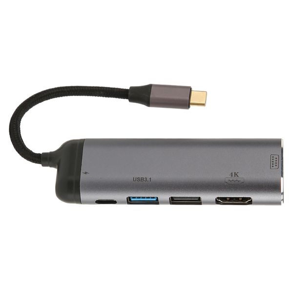 Type-C Docking Station, 100W PD, USB3.1, 4K HD, for Laptops