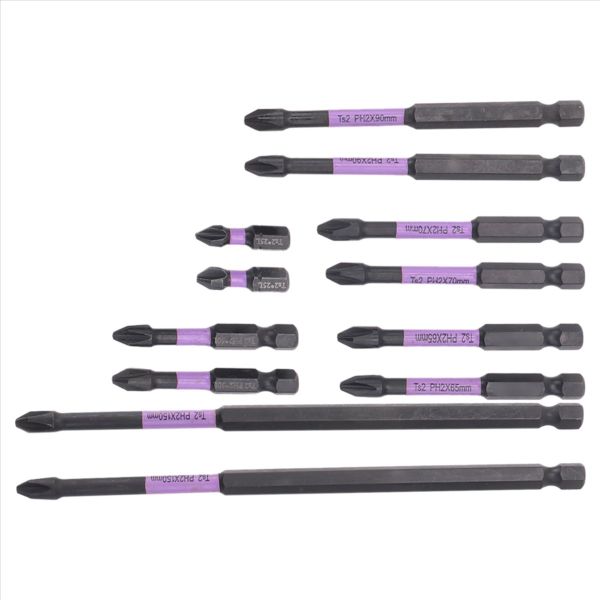 Magnetic Drill Bits D1 Anti-Slip and Shock-Proof Bits with Phillips Screwd