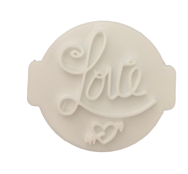 Hubbe - Cookie Embosser - Love with Heart