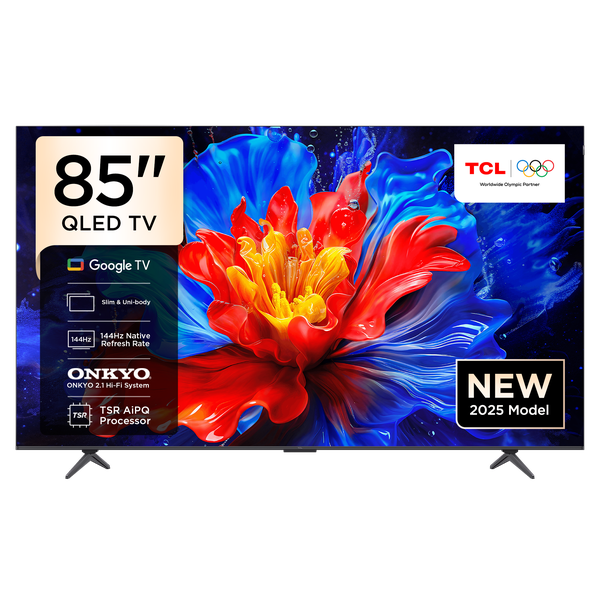 TCL 85" P8K 144Hz 4K QLED Google Smart TV