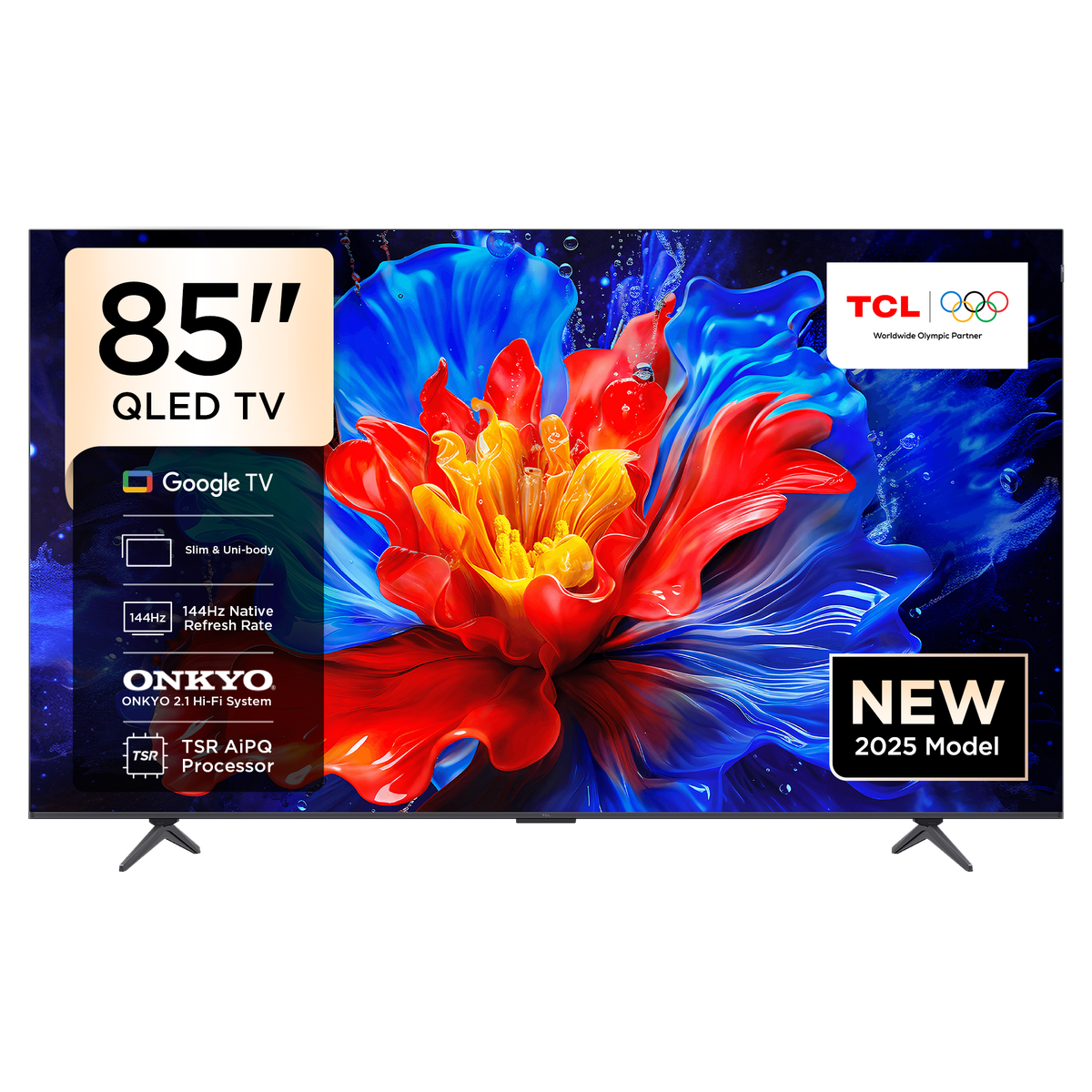 TCL 85" P8K 144Hz 4K QLED Google Smart TV