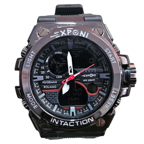 Military Digital Watch LED Display, Multifunctional Shock+Water Proof
