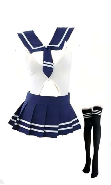 Doll-Atyle Schoolgirl Outfit, School Uniform, Underwear, Women's Long Socks