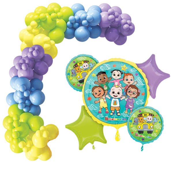 Deluxe 248 Piece Cocomelon Balloon Garland Kit