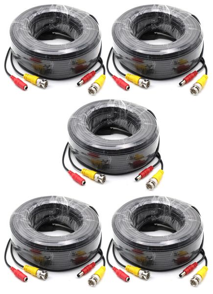 CCTV Camera Cable - 30m - Set of 5