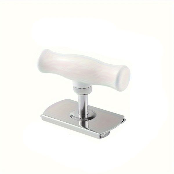 Adjustable Stainless Steel Can Opener - Easy to Open - White